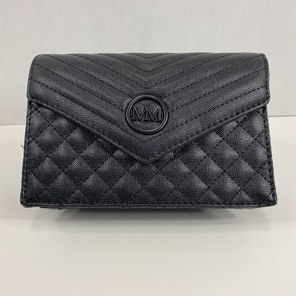 Marilyn Monroe Black Quilted Clutch Bag Purse